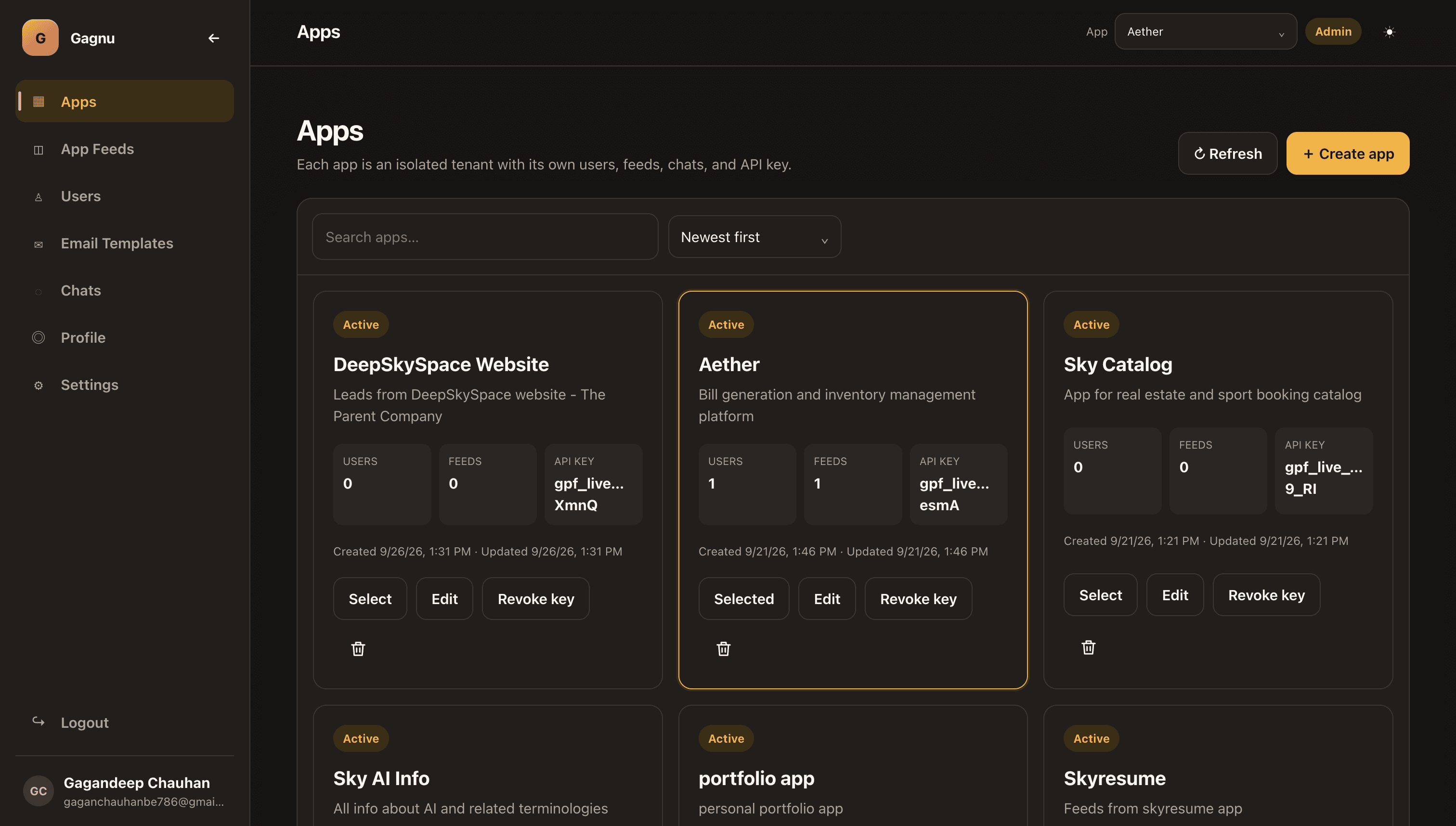 Platform Core product screenshot supplied by DeepSkySpace